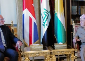سەرۆك بارزانی پێشوازی ل بالیۆزێ بریتانیا ل عیراقێ كر