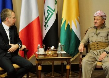 سەرۆک بارزانی ل بەغدا پێشوازی ل باڵیۆزێ فەڕەنسا ل عیراقێ کر