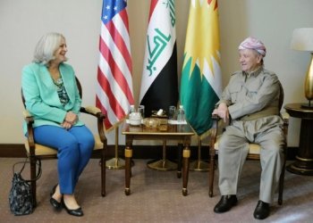 ناڤەرۆکا کۆمبوونا سەرۆک بارزانی و باڵیۆزا ئەمریکا ل عیراقێ