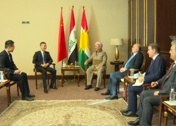 سەرۆک بارزانی ل بەغدا پێشوازی ل بالیۆزێ چینێ ل عیراقێ کر