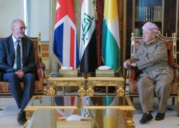 سەرۆك بارزانی پێشوازی ل بالیۆزێ بریتانیا ل عیراقێ كر