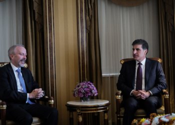 نێچيرڤان بارزانى پێشوازى ل كونسولێ گشتيیێ نوو یێ ئه‌مريكا كر