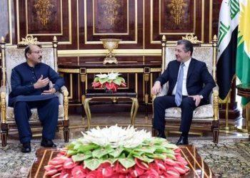 مه‌سرور بارزانى و بالیۆزێ پاكستانێ گوتوبێژ ل سه‌ر ڤه‌كرنا كونسۆلخانه‌یا وى وه‌لاتى ل هه‌ولێرێ كرن