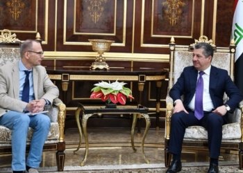 مەسرور بارزانی و بەرپرسێ نڤێسینگەها ئێكەتییا ئەورۆپا بەحس ل ئامادەکارییێن هەلبژارتنێن پەرلەمانێ کوردستانێ كر