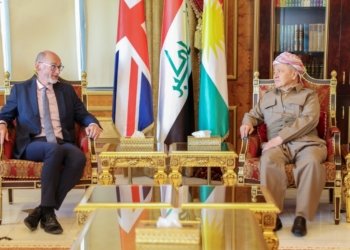 سەرۆك بارزانی و بالیۆزێ بریتانیا پەیوەندییێن دناڤبەرا حكومەتا هەرێمێ و حكومەتا فیدرال گوتۆبێژ كر