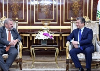 مەسرور بارزانی پێشوازی ل باليۆزێ ئێكه‌تییا ئوروپا ل عێراقێ كر