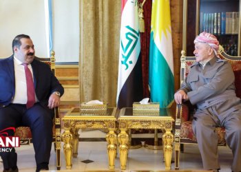 سەرۆک بارزانی پێشوازی ل سەرۆکێ هه‌ڤپه‌یمانییا عەزم كر