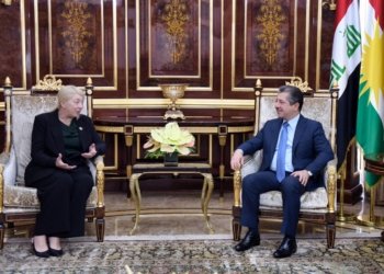 مەسرور بارزانی پێشوازی ل بالیۆزا كەنەدا كر