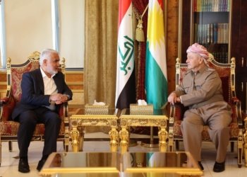 سەرۆك بارزانی و شاندێ بلند یێ هوداپار ڕەوشا سیاسییا دەڤەرێ و دووماهی پێشهات گوتۆبێژكرن