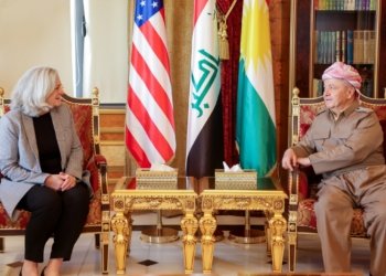 سەرۆك بارزانی و بالیۆزا ئەمریكا بەحس ل هەلبژارتنێن پەرلەمانێ كوردستانێ كر