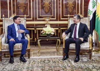 مەسرور بارزانی و پارێزگارێ بانکا ناڤەندییا عیراقێ: گرنگە پڕۆژێ هەژمارا من یێ بەردەوام بیت