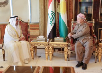 سه‌رۆك بارزانى پێشوازى ل كونسۆلێ گشتییێ ئیماراتێ ل هه‌ولێرێ كر