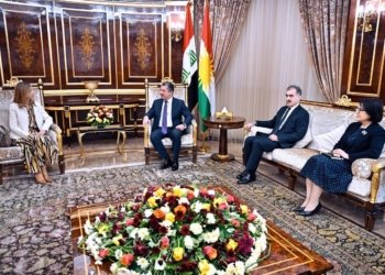 سەرۆکێ حکومەتا هه‌رێمێ پێشوازی ل بالیۆزا نوو یا ئیسپانیا ل عیراقێ كر