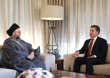 نێچیرڤان بارزانى پێشوازى ل عه‌مار ئه‌لحه‌كیم كر