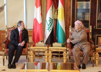 سه‌رۆك بارزانى بۆ بالیۆزێ سویسرا: گه‌لێ كوردستانێ ڕێزه‌كا تایبه‌ت بۆ گه‌ل و حكومه‌تا سویسرا هه‌یه‌