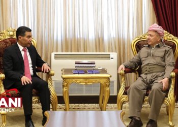 سەرۆک بارزانی پێشوازی ل ئەمیندارێ گشتییێ پرۆژێ نیشتمانییا عێراقی كر