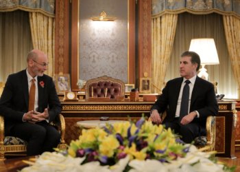 بالیۆزێ بریتانیا پیرۆزباهی ل نێچيرڤان بارزانى كر