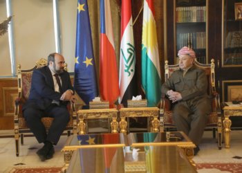 سەرۆك بارزانی پێشوازی ل بالیۆزێ چیك ل عیراقێ كر