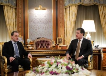 نێچیرڤان بارزانی پێشوازی ل‌ بالیۆزێ رووسیا کر