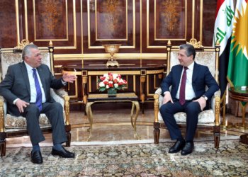 مەسرور بارزانى و کونسۆلێ گشتییێ فەلەستینێ دووپات ل گرنگییا پەیوەندییان كر