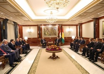 نێچيرڤان بارزانى دگەل نوونەرێ تايبه‌تێ سه‌رۆكێ ڕووسيا كۆمبوو