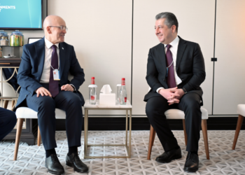 سەرۆكێ حكومەتا هەرێما كوردستانێ دگەل وەزیرێ داراییێ توركیا كۆمبوو