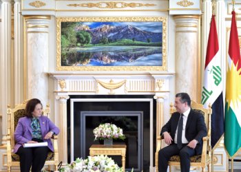 مەسرور بارزانی پێشوازی ل جێگرا وەزیرێ ده‌رڤه‌ یێ تورکیا كر