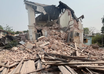 ئامارا ئەردهەژا میانمار: 694 کەسان گیانێ خۆ ژدەستدایە و هزار و 670 كەس برینداربووینە