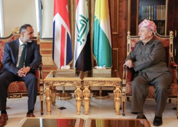 سەرۆك بارزانی پێشوازی ل بالیۆزێ نوو یێ بریتانیا ل عیراقێ كر