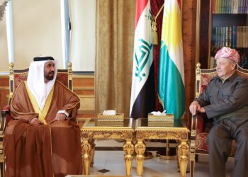 سەرۆك بارزانی و سەرۆك په‌رلەمانێ عەرەبی ڕه‌وشا سووریا گوتۆبێژ كر