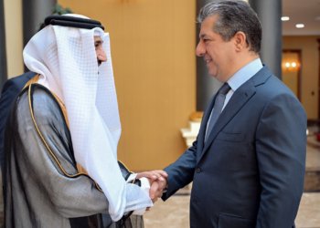 مەسرور بارزانی پێشوازی ل سەرۆك پەرلەمانێ عەرەبی كر