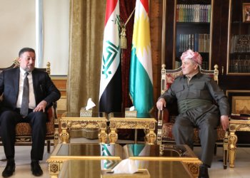 سەرۆک بارزانی پێشوازی ل سەرۆکێ هەڤپەیمانییا سیادە كر