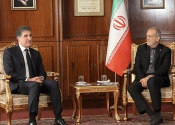 پزیشكیان بۆ نێچیرڤان بارزانی: ئەم ب ڕاستی هەوە وەكو برایێن خۆ دبینین