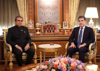 نێچیرڤان بارزانی پێشوازی ل كونسۆلێ گشتییێ نوو یێ هندستانێ كر