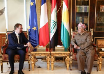 سەرۆك بارزانی پێشوازی ل بالیۆزێ فرەنسا ل عیراقێ كر