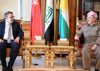 بالیۆزێ توركیا سوپاسییا سەرۆك بارزانی بۆ ڕۆلێ وی دپرۆسەیا ئاشتییێ دا كر