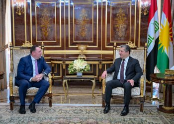 مەسرور بارزانی پێشوازی ل كونسۆلێ گشتییێ چیك كر