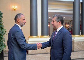 مەسرور بارزانی و بالیۆزێ بریتانیا دووپاتی ل دابينكرنا مووچه‌یێ هه‌رێمێ كر