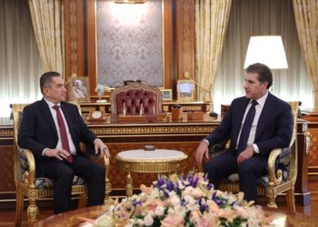 نێچيرڤان بارزانى و عه‌دنان ئه‌لزورفى دووپاتی ل هاريكاريیا هه‌ڤپشك دناڤبه‌را لایه‌نێن سياسیدا هاتە كرن