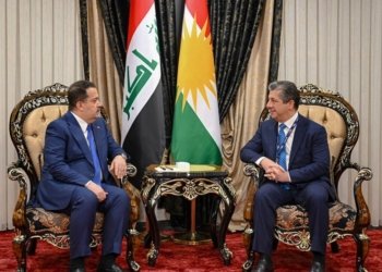 سەرۆکێ حکومەتا هەرێما کوردستانێ ل گەل محەمەد شیاع سوودانی كۆمبوو