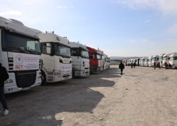 دەزگەهێ خێرخوازییێ بارزانی کاروانەکێ نوو یێ هاریکارییان گەهاندە رۆژئاڤایێ کوردستانێ