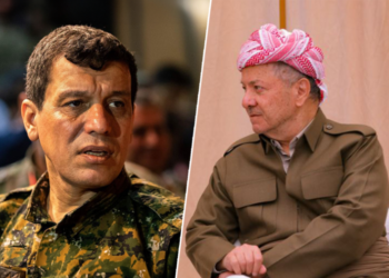 سەرۆك بارزانی و مەزلووم عەبدی ب تلەفۆنێ دگەل ئێك ئاخڤتن