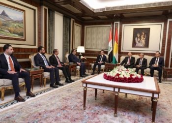 نێچیرڤان بارزانی و موسه‌ننا سامه‌ڕائی كۆمبوون