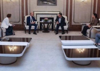 مەزلووم عەبدی و وەزیرێ ده‌رڤه‌یێ فرەنسا دێ ل هەولێرێ كۆمبن