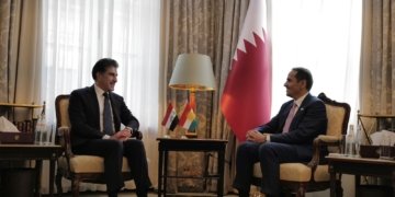 نێچیرڤان بارزانی و سەرۆكوەزیرێن قەتەرێ دووپاتی ل پاراستنا سەقامگێرییا دەڤەرێ كر