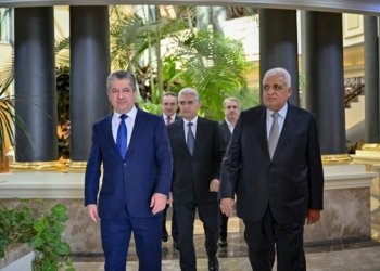 مەسرور بارزانی و فالح فەیازی پێشهاتێن عێراقێ و دەڤەرێ گەنگەشە کرن