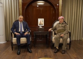 سەرۆك بارزانی و مستەفا كازمی ڕەوشا سیاسییا عیراقێ گۆتوبێژكر