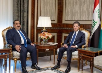 نێچیرڤان بارزانی و موسەننا ئەلسامەرائی رەوشا عێراقێ گۆتوبێژ كر
