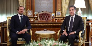سەرۆکێ هەرێما کوردستانێ سوپاسییا کونسولێ گشتییێ بریتانیا كر